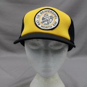 Vintage Patched Trucker Hat - CE Beaverspeil 1987 - Adult Snapback